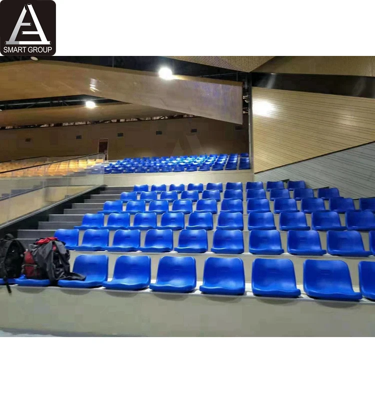 Permanent Bleacher Stadium Seats China Factory Price Plastic Stadium Chair With Back Seats For Stadium Gym Indoor