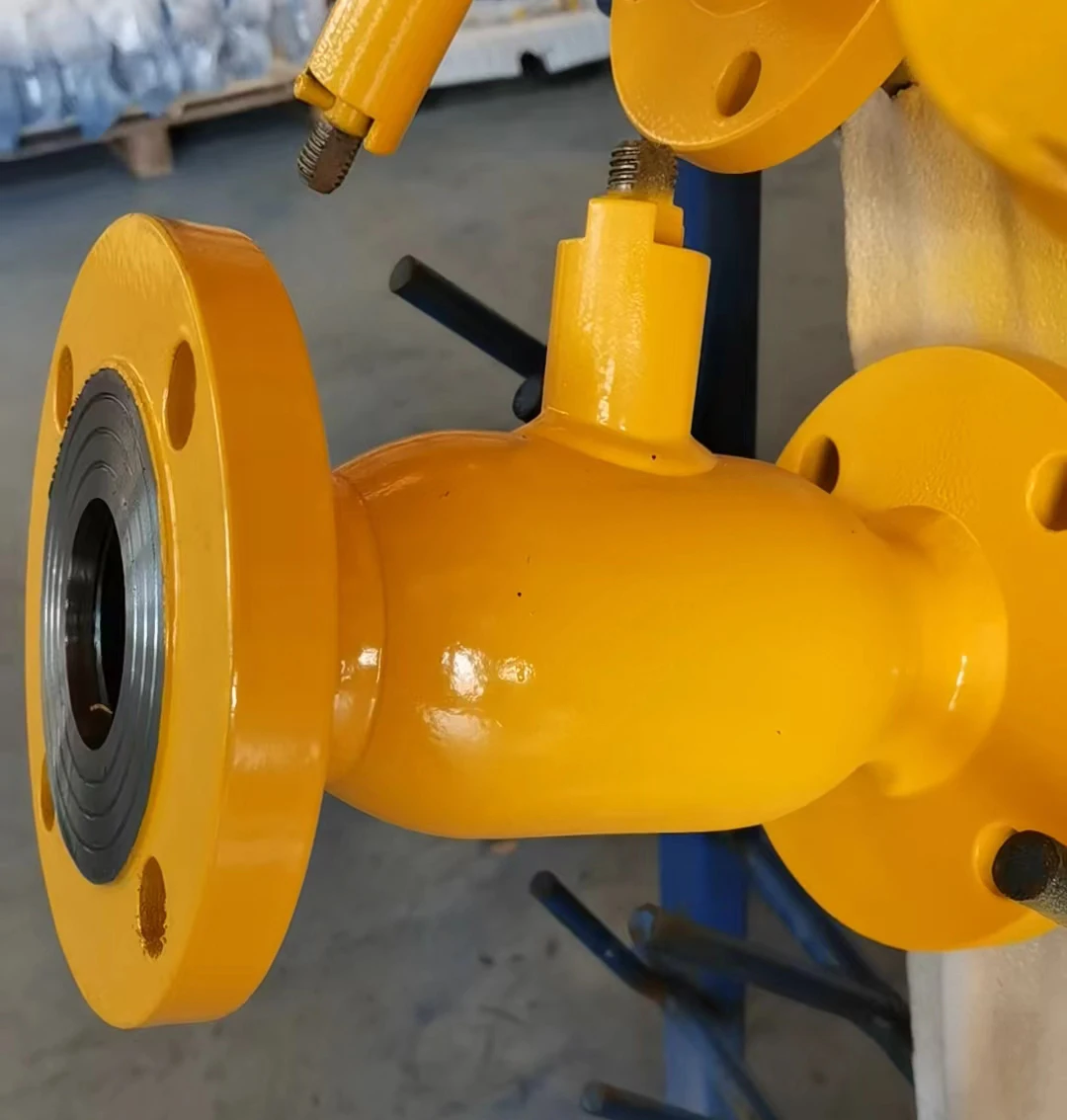 TKFM different types fully welded flange carbon steel spherical ball valve stockist
