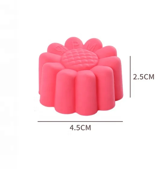 High Quality Flower Shape Chocolate Silicone 3D Molds Food Grade Silicone Cake Tools Christmas Silicone Cake Mold