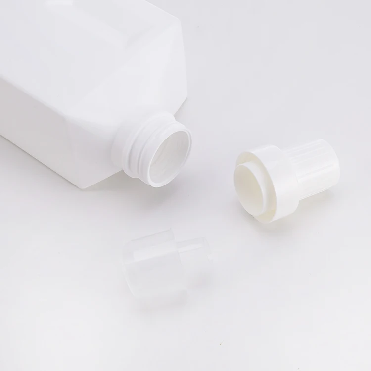 2019 Wholesale  400ml 600ml 1000ml HDPE empty plastic liquid laundry detergent Washing bottle with screw cap