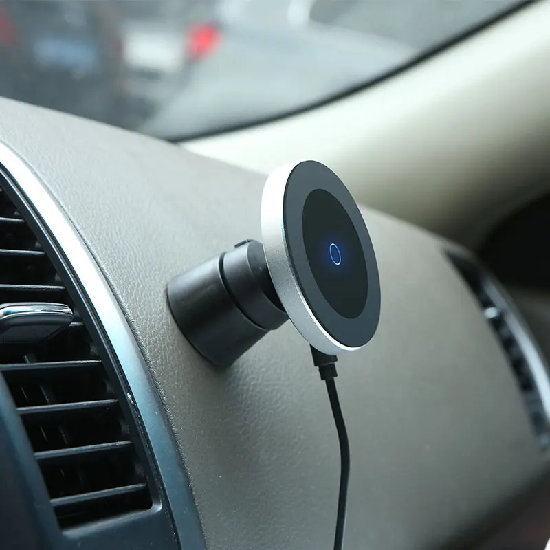 
Magnetic Wireless Car Charger Full Automatic Mount Qi Wireless Fast Charging Car Holder Stand for Mobile Phone 