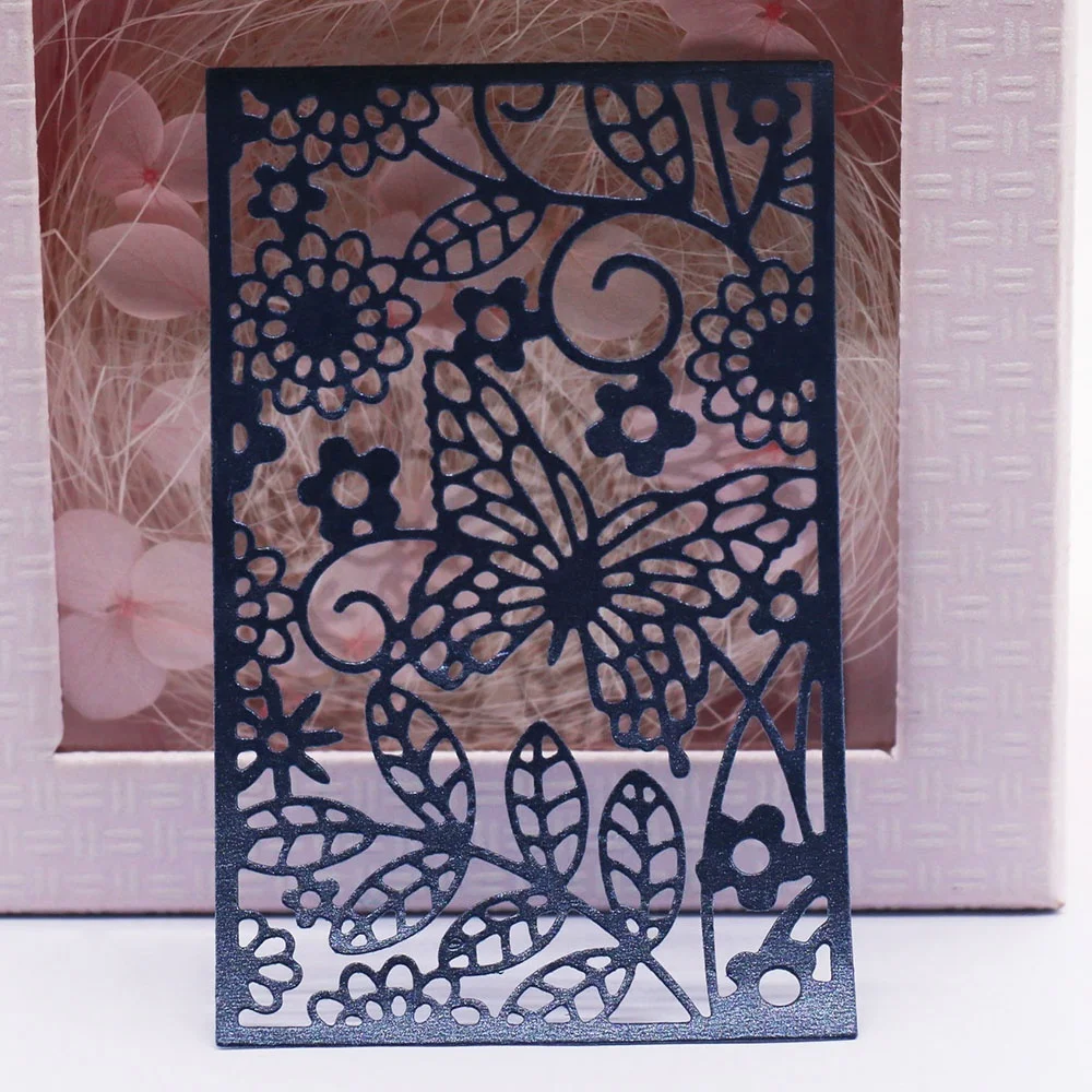 Butterfly Frames Metal Cutting Dies Scrapbooking Metal Etching Stencils Embossing Die Cuts Frames