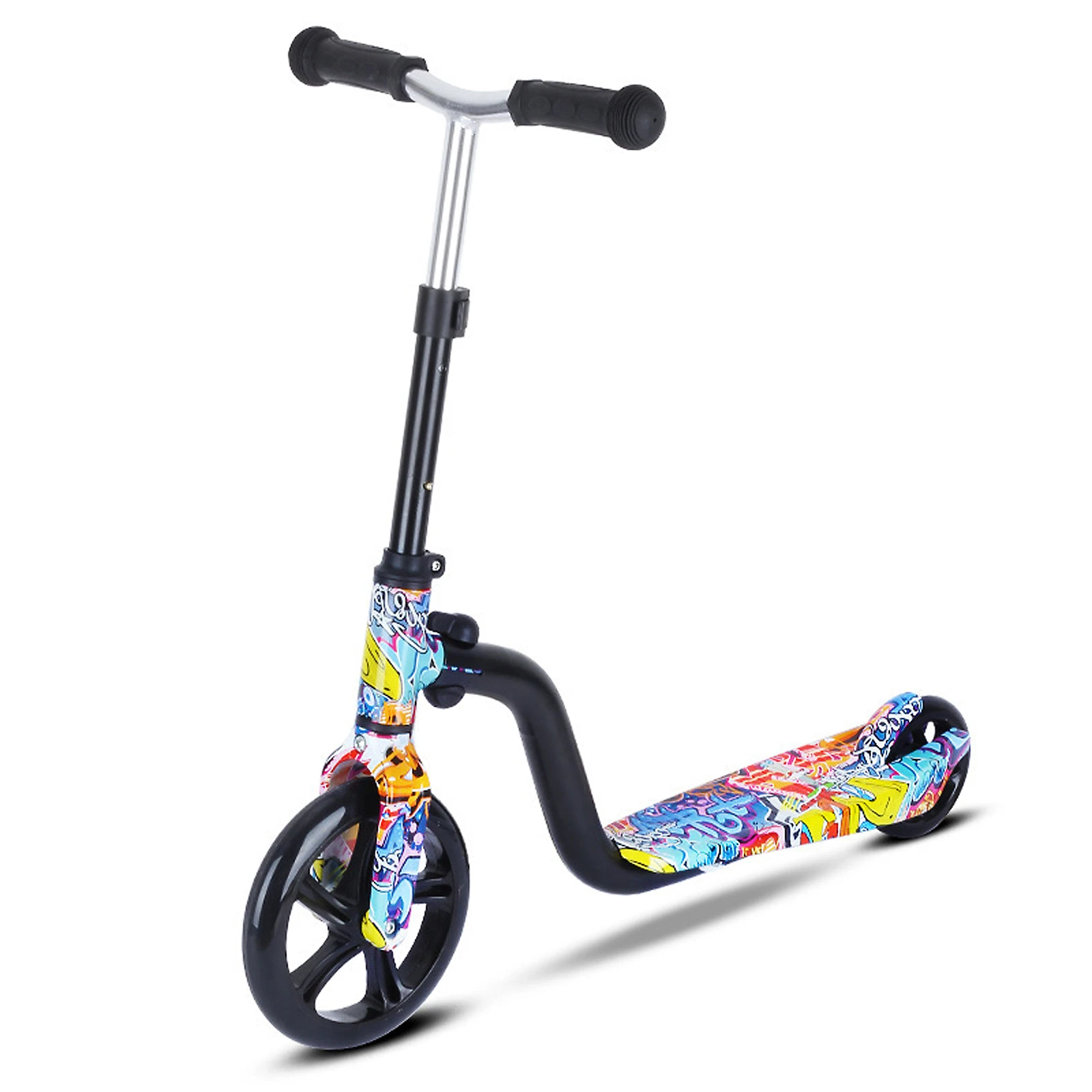 Kids Big Wheels Scooter Folding Kick Scooter with Adjustable Height Lightweight foot Scooter Gift