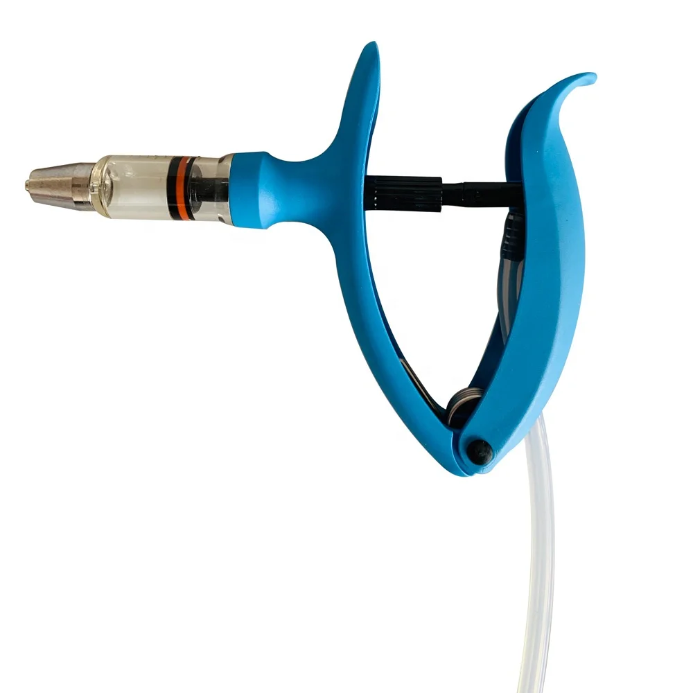 5ml veterinary sterile Continuous automatic syringe injector/injection syringe for animals/cattle/sheep/chicken/pig