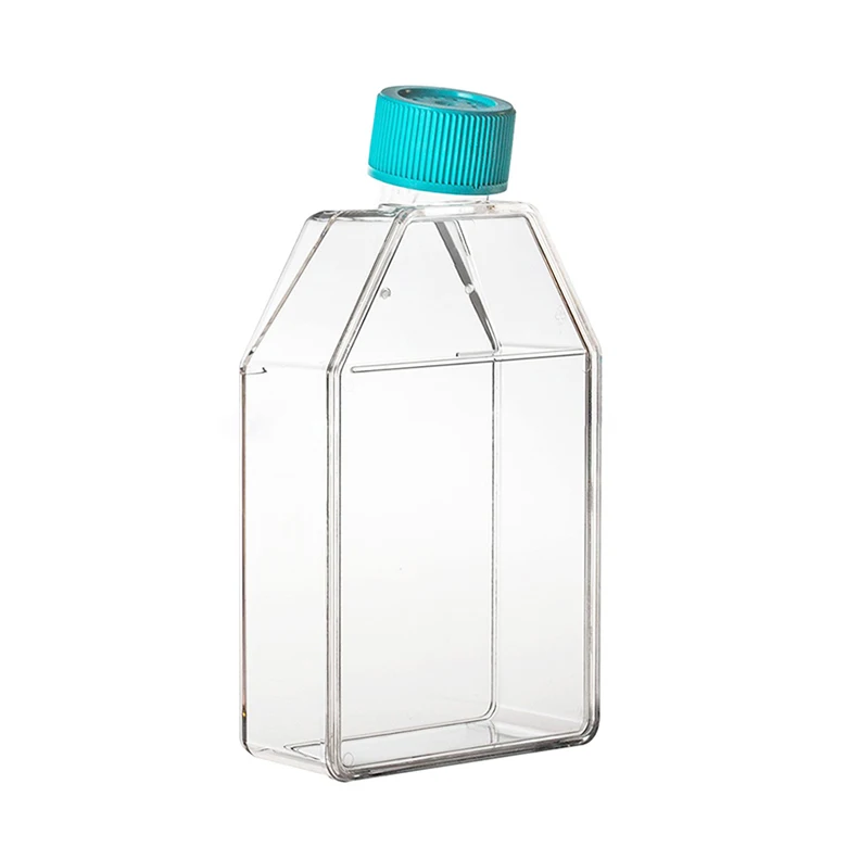 Laboratory equipment 25mL 50mL 250mL 600mL sterile disposable plastic cell tissue culture flask