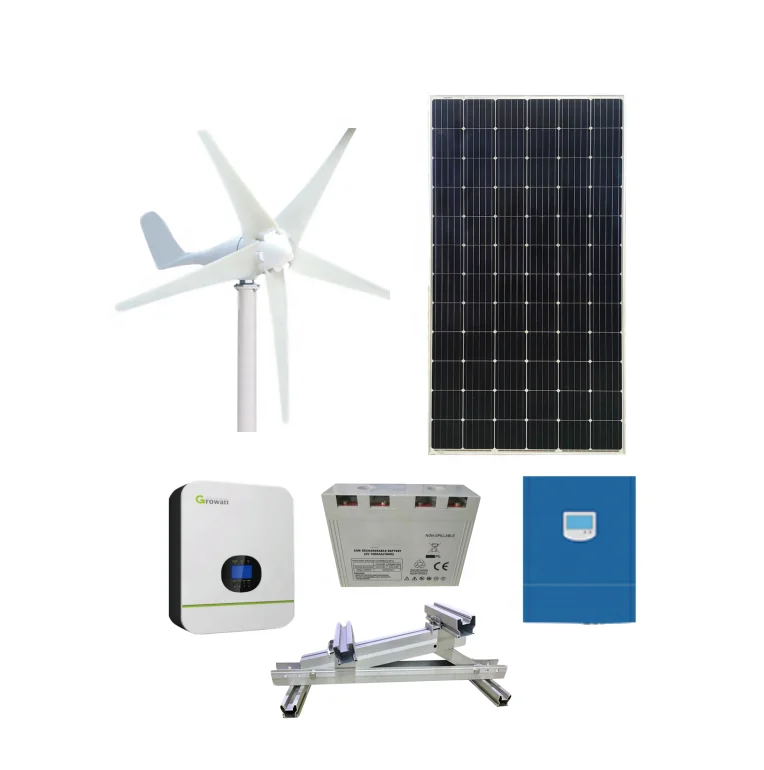 Гибридная ветровая солнечная энергия, безсетевая система для горной зоны