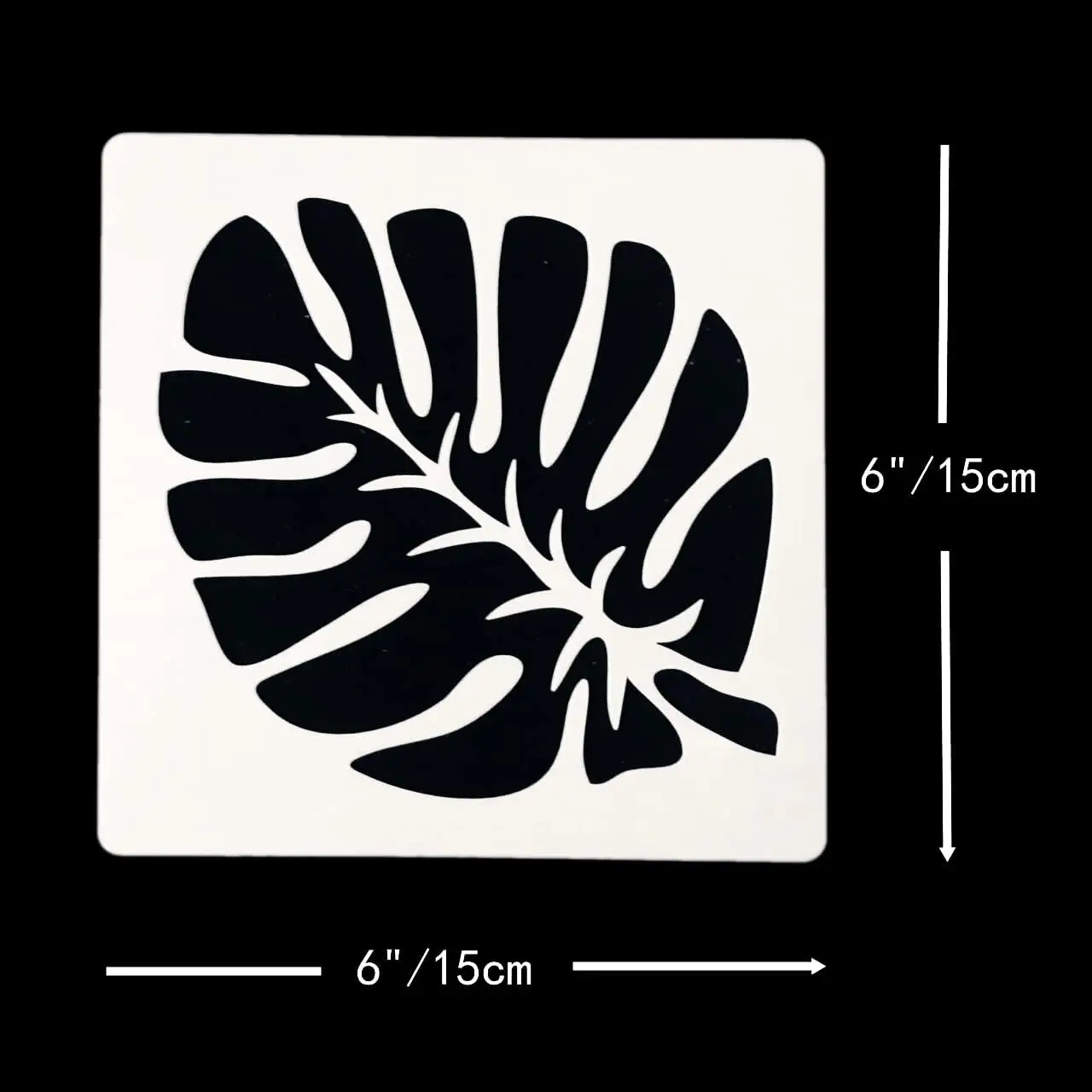 16pcs Cactus Stencil For Painting Tropical Cactus Stencil Cacti Template for Children Room Wall With Metal Open Ring