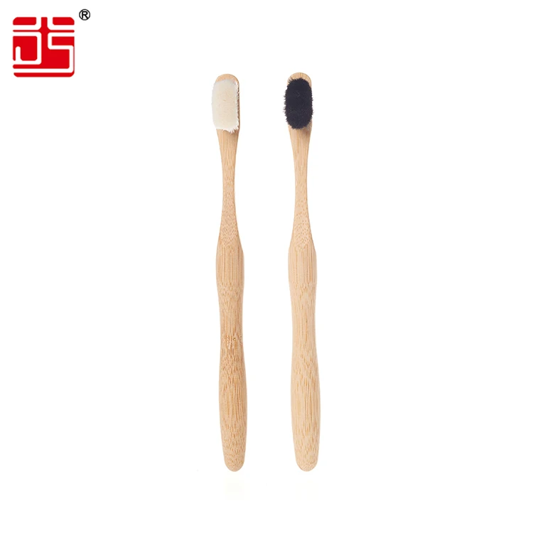 Factory Sale Custom Eco Natural Organic 20000 Nano Bristle Bamboo Toothbrush For Adult Kid With Case