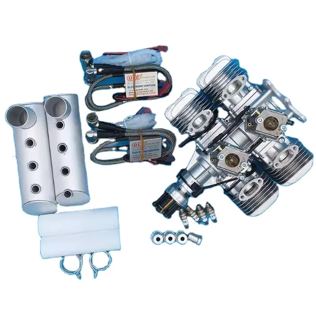 DLE120T4 120CC 4-Cylinder 2-Stroke Gasoline Engine For RC Fix Wing Model Plane