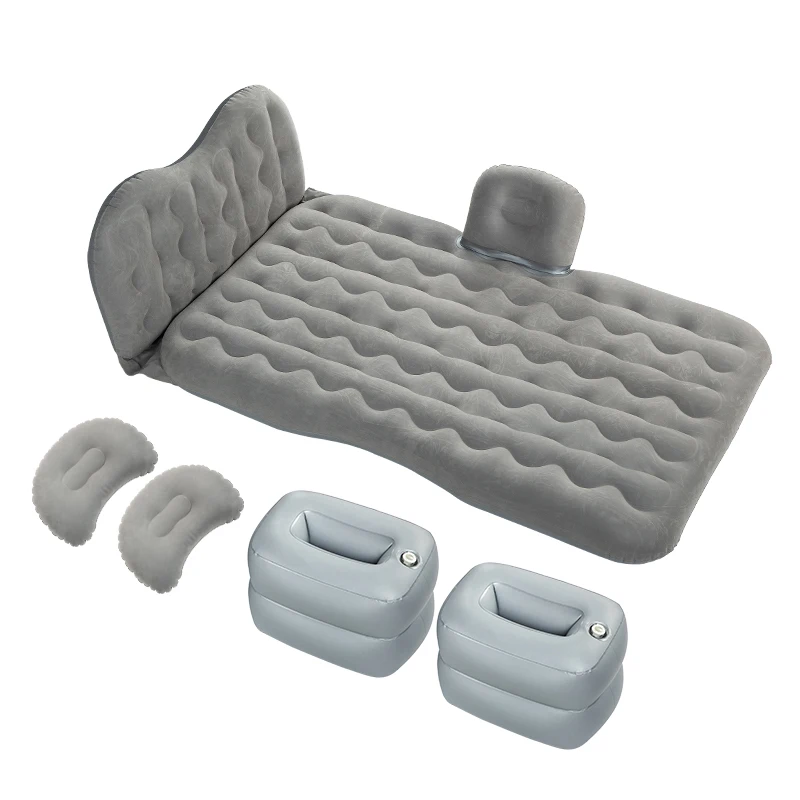 C02 новый патентный продукт ПВХ Оксфорд Флокированный надувной автомобильный матрас надувная кровать флокировка стиль