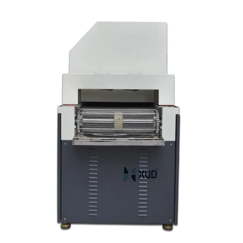 Hot air infrared ray tunnel Dryer oven electric screw  conveyor belt dryer for t shirt screen printing drying