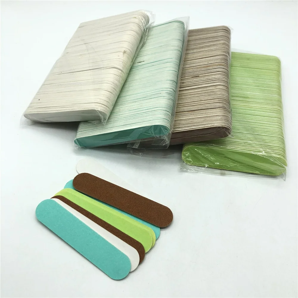 Disposable Small Nail File Colorful Christmas Mini Nail File