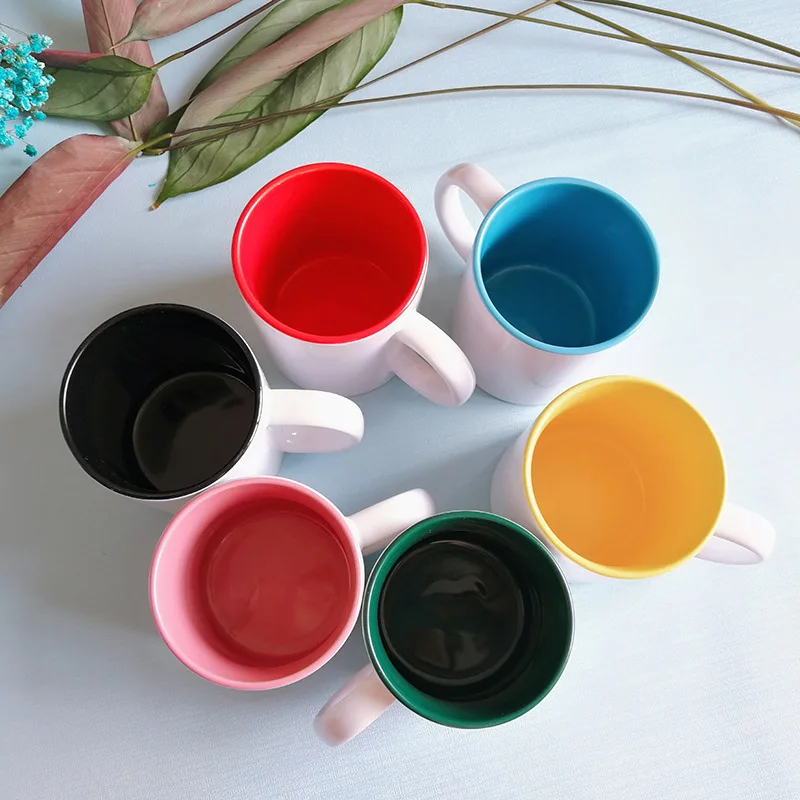 Heat Transfer Printing Cup DIY Mark Coated Ceramic Blank Advertising Print Photo LOGO Mug