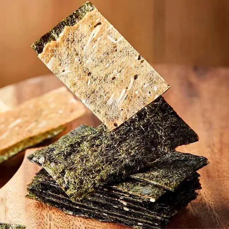 
Factory directly wholesale meat jerky pork production seaweed snack 