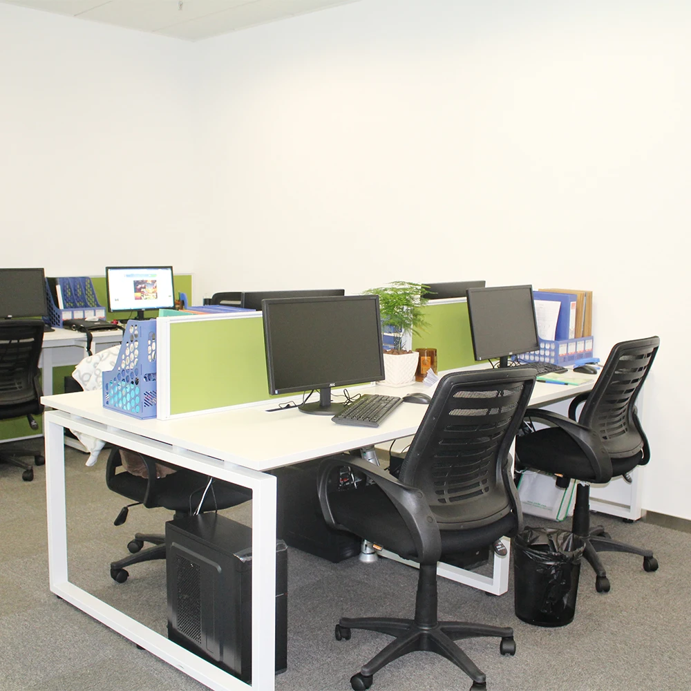 Современная рабочая станция с открытым экраном для коммерческих и офисных помещений модульный компьютерный стол 2 3 4 6 8 человек свободная комбинация