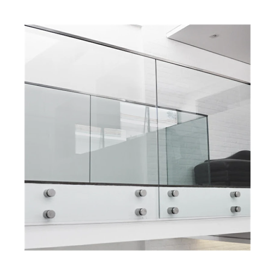 Prima Factory Price Ultra Clear Glass Tempered Glass Railing Apartment Railing  Mart Railing