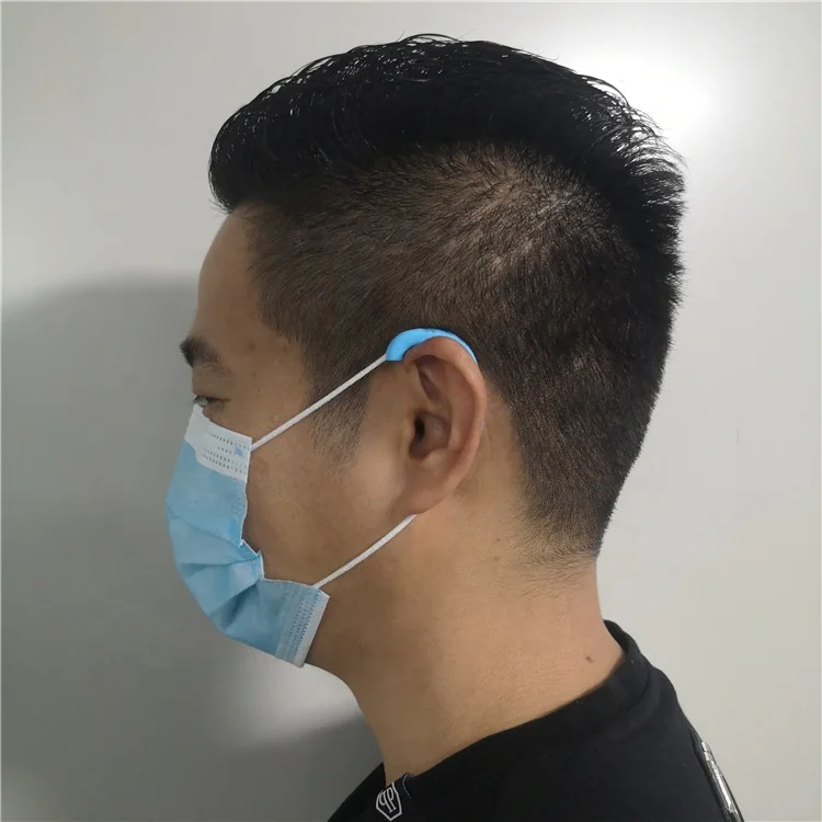 
Factory environmental protection silicone anti-le earmuffs protection artifact light hook mask partner silicone earhook 