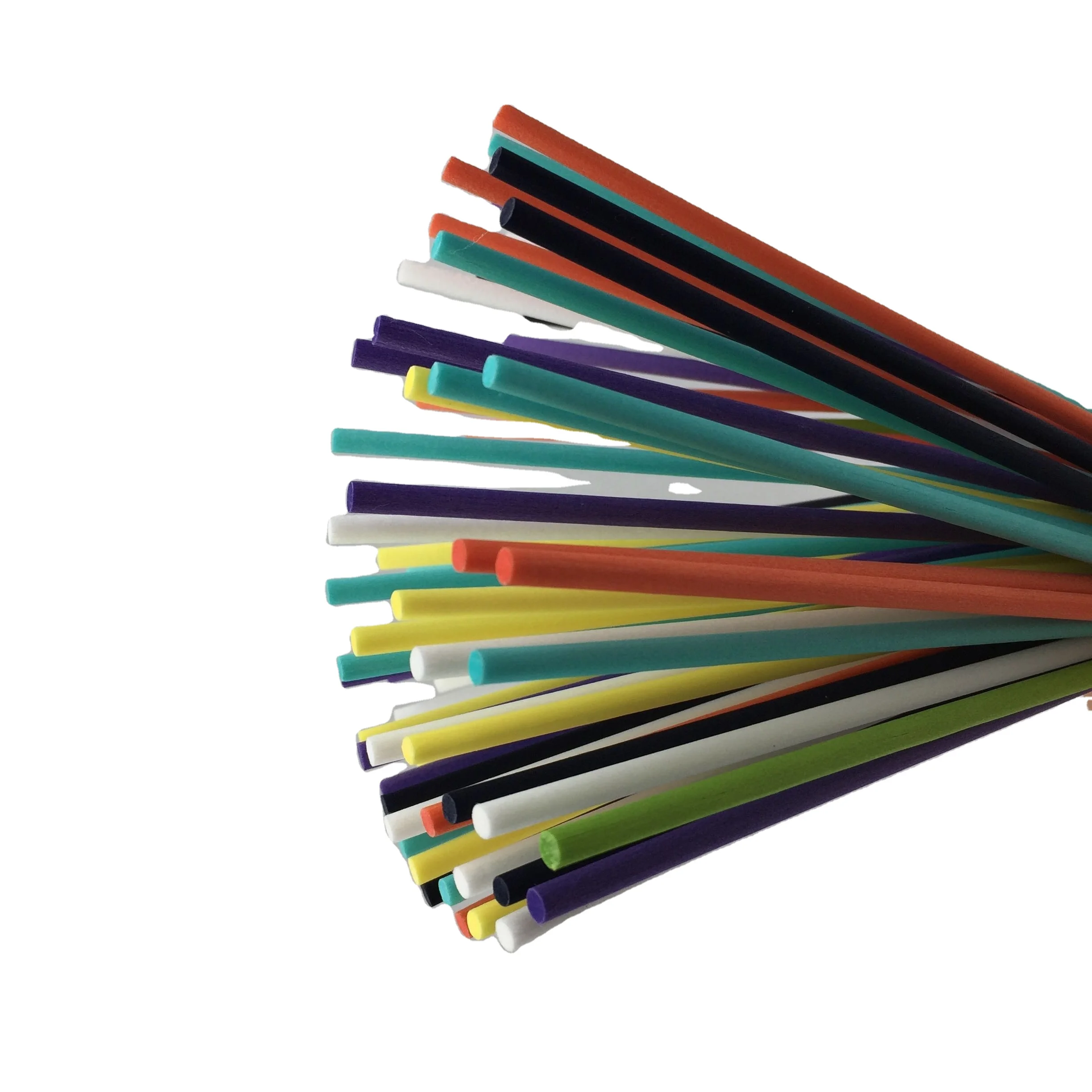 3mm 4mm 5mm Aromatherapy Fiber Fragrance Rattan Reed Air Refreshner diffuser Sticks for Air Perfume High quality Colored Sticks