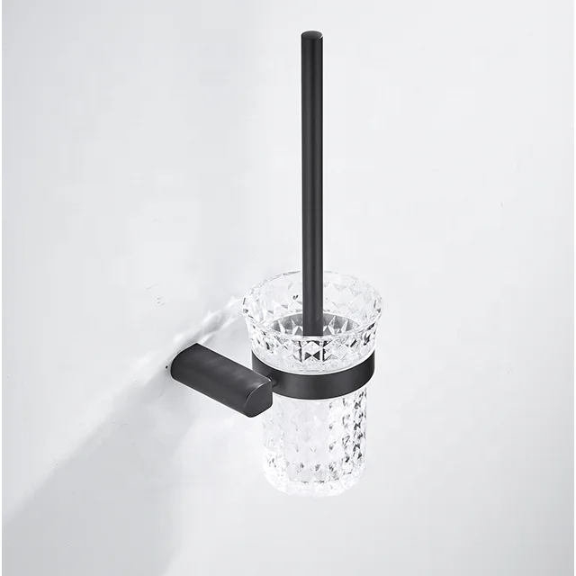 Bobao Stainless Steel Bathroom Accessories Black Modern Washroom Pendant Set