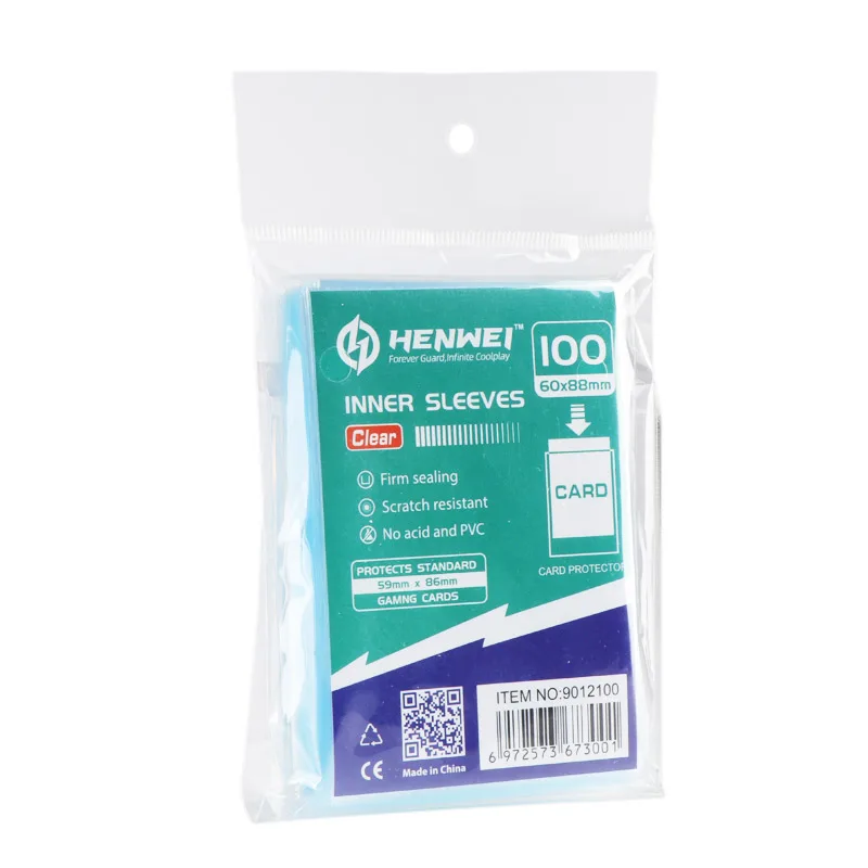 Matte Card Sleeves Plastic Board Game Card Protector Sleeves for MTG Baseball Card Sleeves