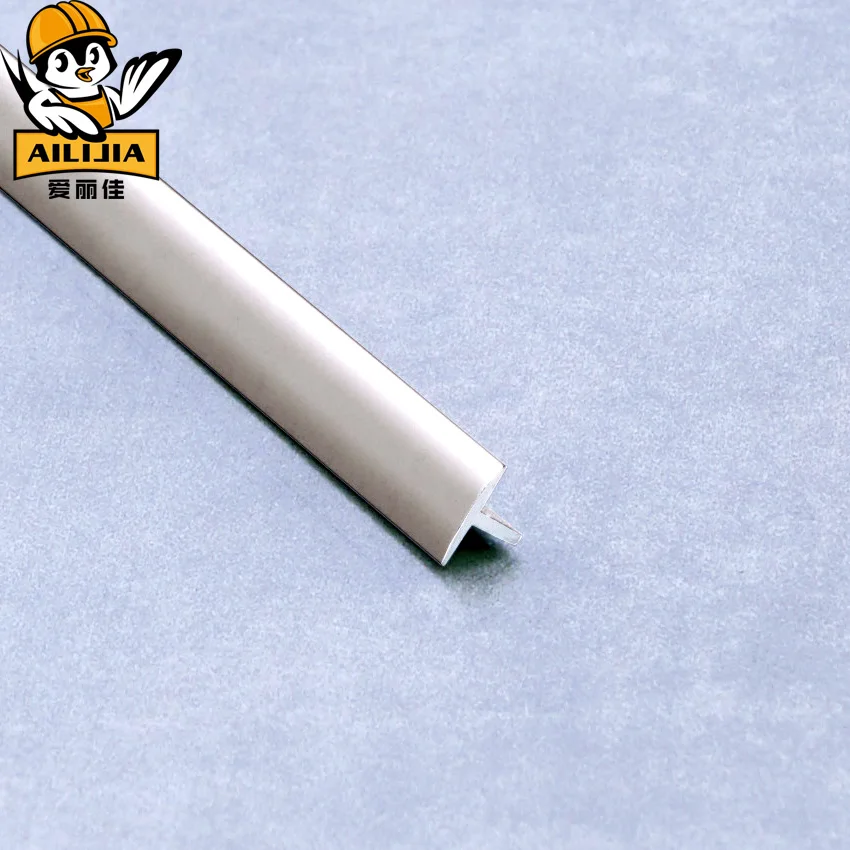 Luxury Metal Antique Decorative Gold L U T Shape Brass Tile Edge Trim