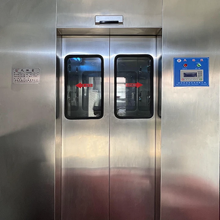 SS 304 High quality Eco-friendly Clean Room Equipment Automatic Sliding Door Air Shower/clean room
