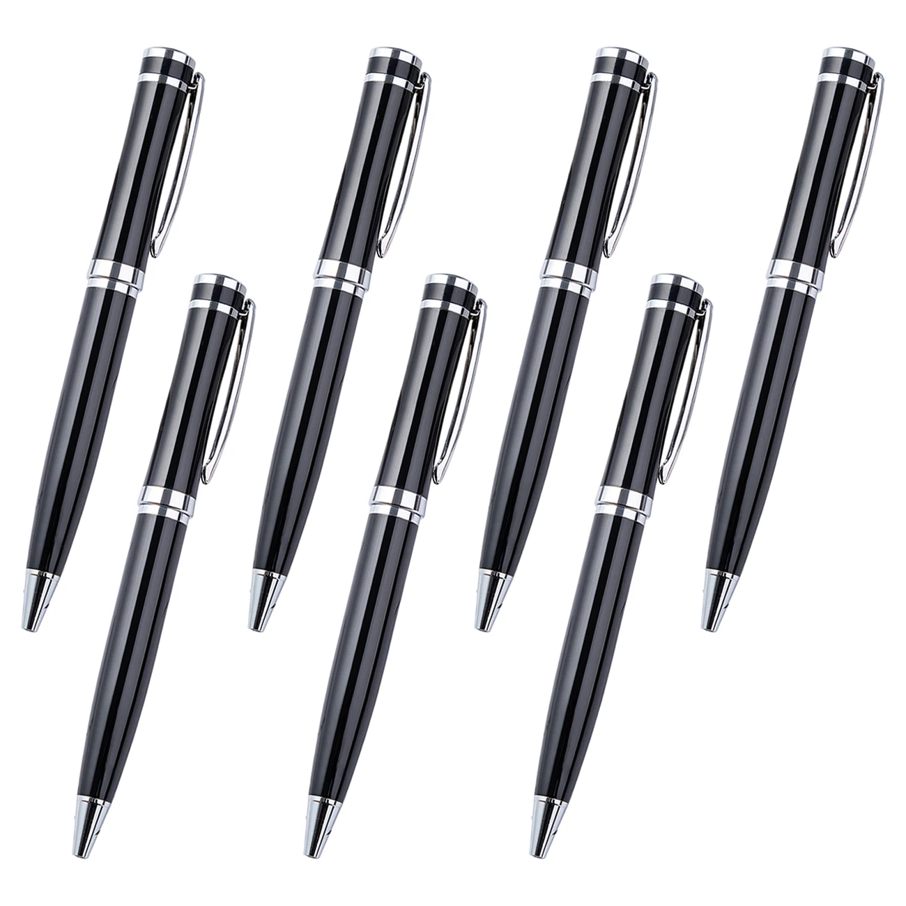 new Style Stainless Steel Luxury Ball Point pen Import business rotary metal ball pen custom enterprise signing pen