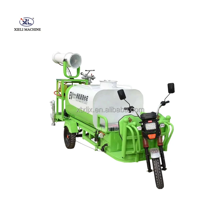 Environmental protection electric three-wheel fog spraying water sprinkler price