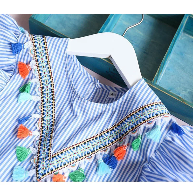 2021 Spring Children Dress Polka Dot Kids Dresses for Girls Cotton Long Sleeve Girl Dress Cute Girls Clothes 3-7 years old