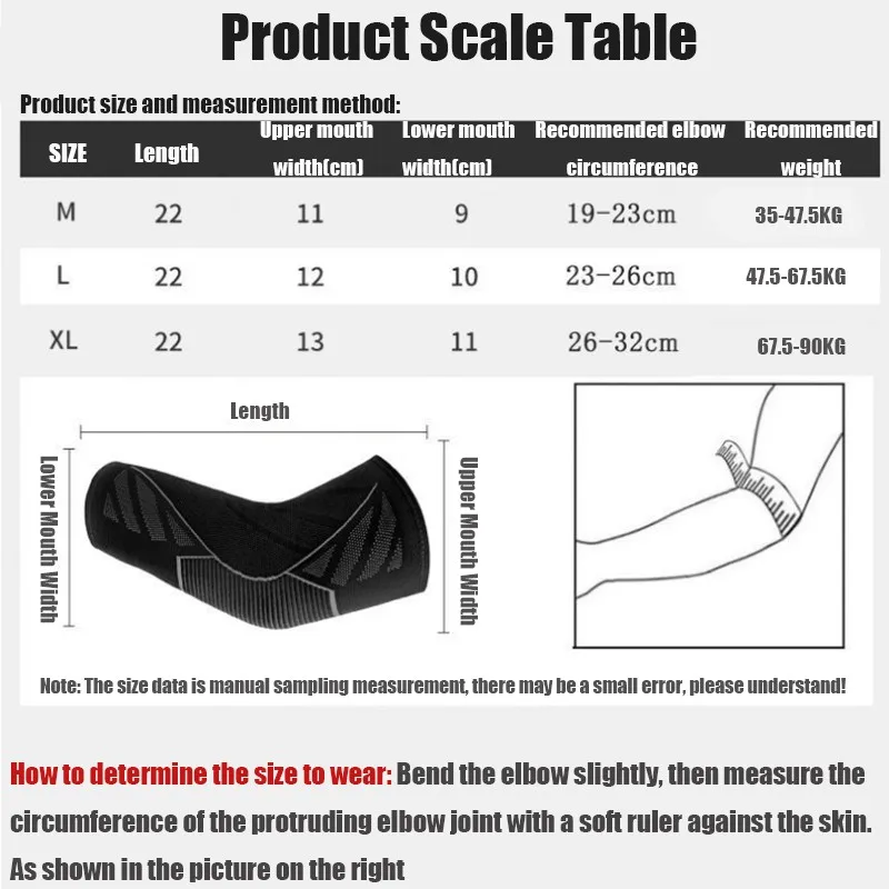 WOSWEIR Adjustable Elbow Guard Honeycomb Sports Protective Gear Adults Arm Warm Running Basketball Tennis Warm Arm Joint Cover