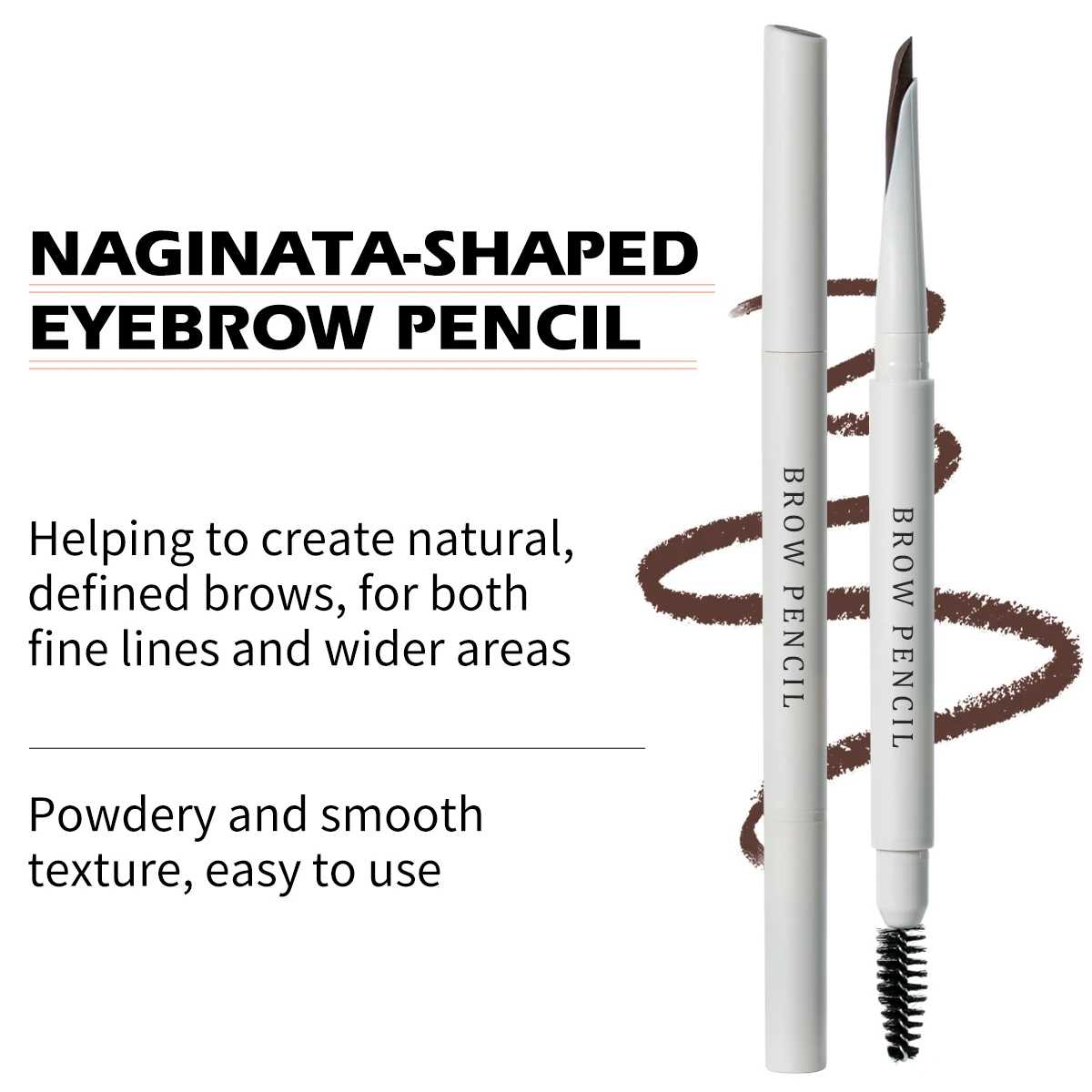 Oem Vegan Natural Retractable White Eye Brow Pencil Custom Your Own Brand Sweatproof Waterproof Eyebrow Pencil