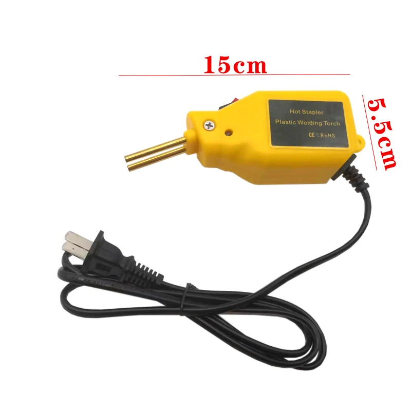 50 Вт мини-машина для сварки пластмассовых материалов Горячая Высокое качество пневматический степлер пневматический пистолет ПВХ пластиковая машина для ремонта автомобиля бампер для ремонта