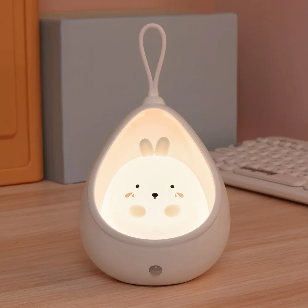 Amazon новый креативный силиконовый чувствительный USB Кот маленький ночник для зарядки атмосферный светодиодный прикроватный светильник с