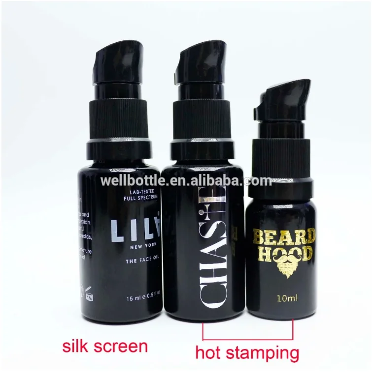 violet 10 15 30 ml 50 60 100 ml empty essential oil dark violet glass dropper bottles with black dropper lid VB-134A