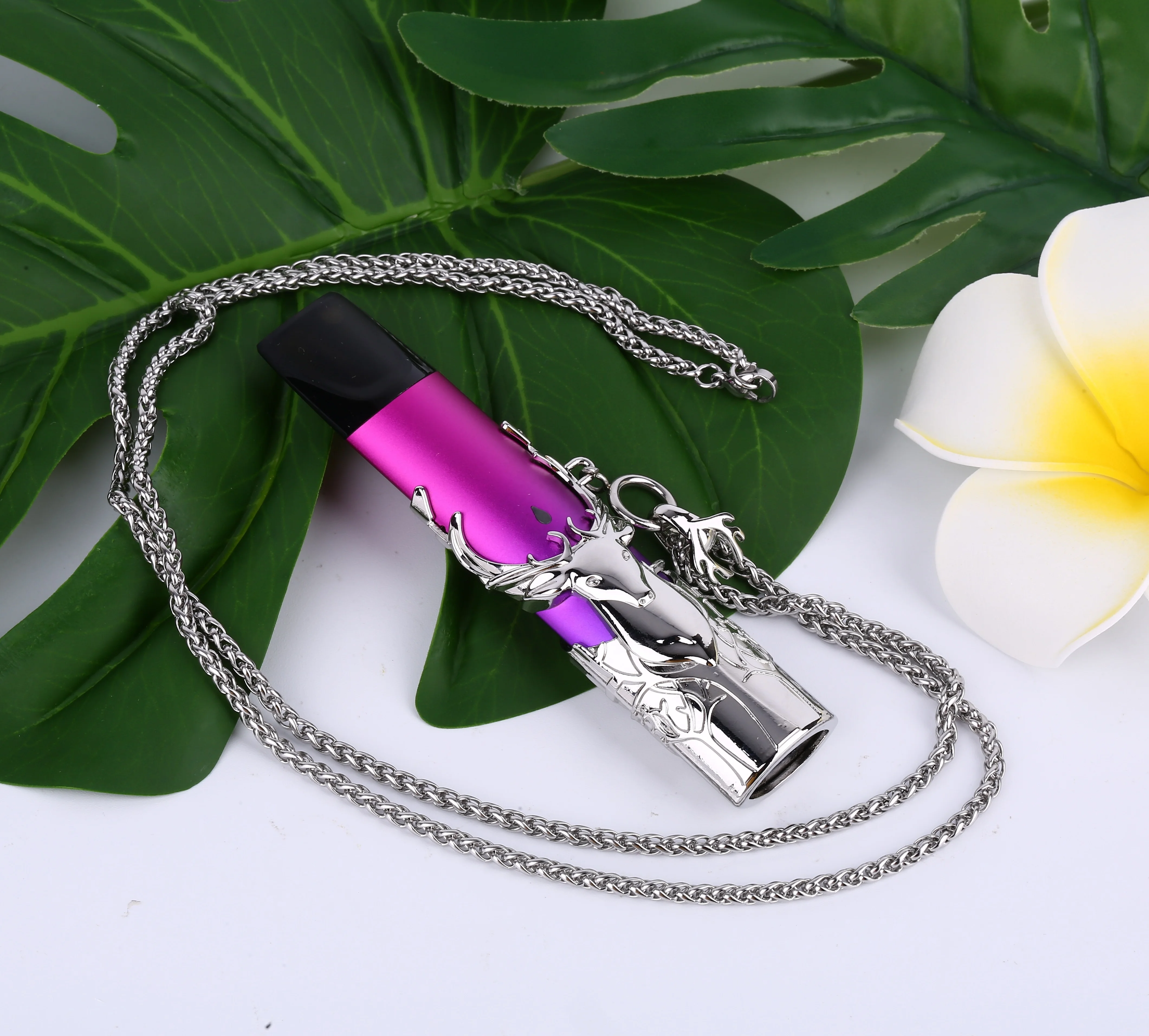 
hookah vape lanyard Metal deer head Anti-lost Neck Hanging Chain for Relx/Snow+/Yooz 