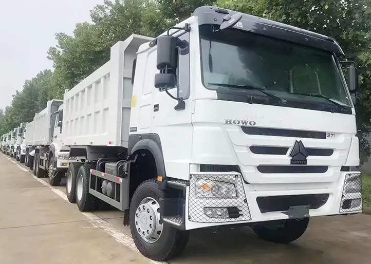 380hp Engine 10-Wheeled HOWO 6x4 Dump Truck Manual Special Use Mine Land Construction Left Steering Diesel Heavy Truck