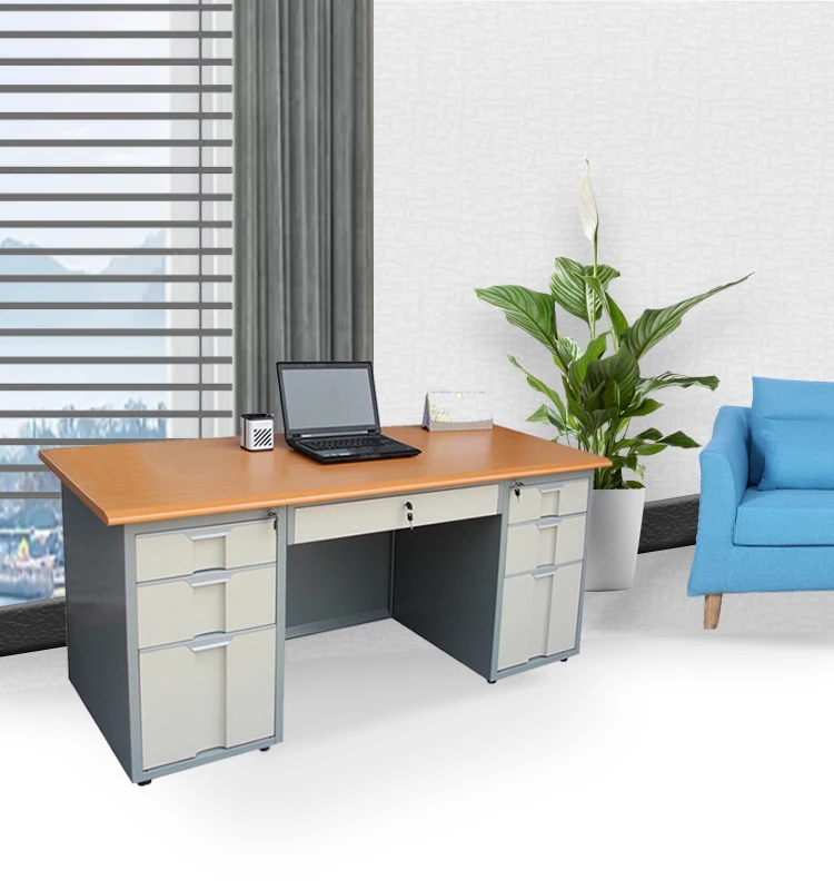 Учебный стол с ящиками, компьютерный стол руководителя