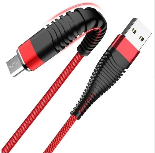 Free Shipping Strong Nylon Braided Fast Charging Cable for Mobile Phone Data Charger Micro USB Cable