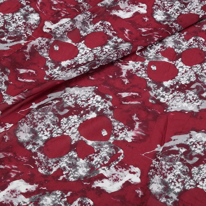 
In stock printed garment uses of cotton silk fabric 