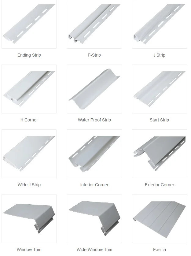 Best price Fire water proof Vinyl Siding Panels cheapest exterior wall cladding PVC External Wall panel