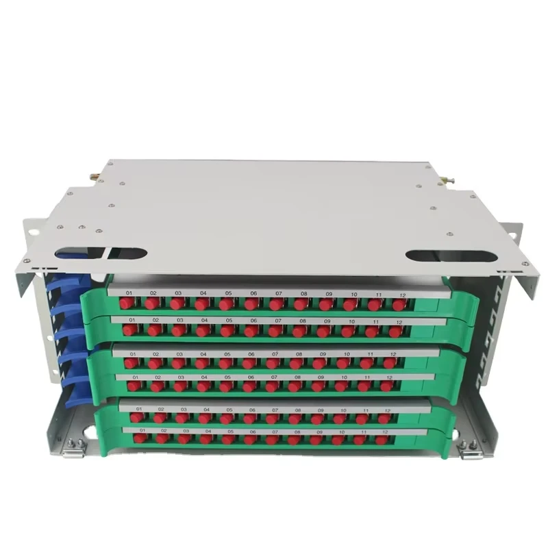 high quality ODF 72 Port fiber optic patch panel