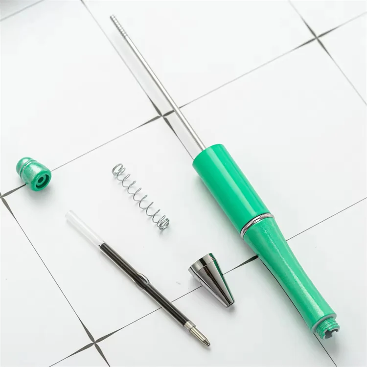 Wholesale Custom Ballpoint Beaded Pens Bulk for Beads Diy Charms Cartoon Silicone Focal Pen Topper Beads for Making Pens