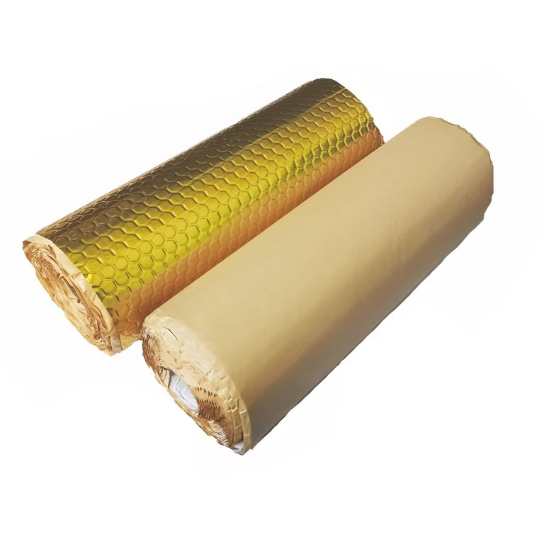 2.5mmx 60cmx6.2mSound Proof Sandwich Panel Sound Insulation Soundproof Damping Board for mobile,suv,car with 100um Aluminum Foil