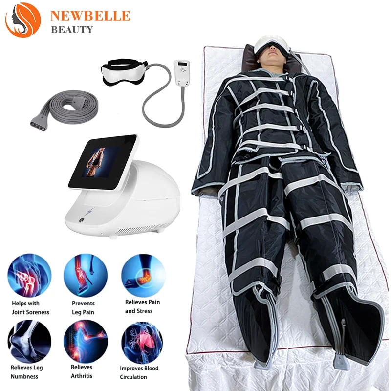 Factory Price Hot Sale 3 In 1 Air Pressure Infrared heating Presoterapia Weight Loss Lymph Drainage Pressotherapy Machine