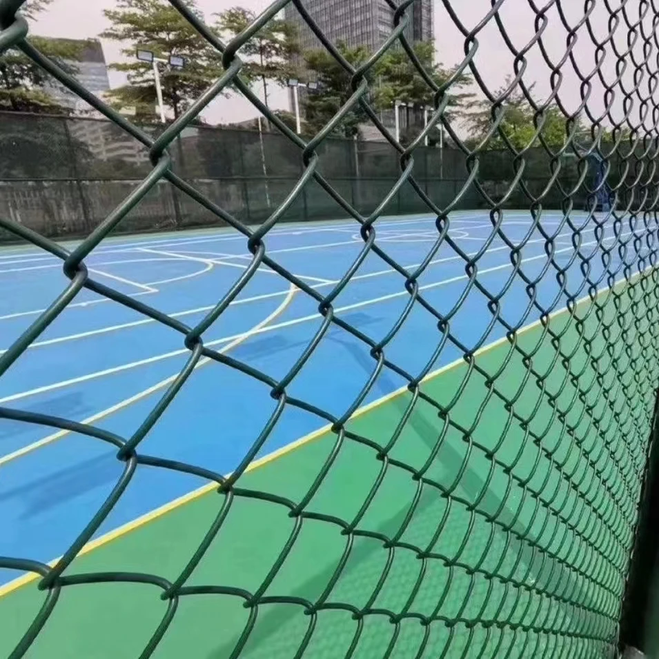 PVC Coated Galvanized Chain Link Fencing 5 foot cyclone wire