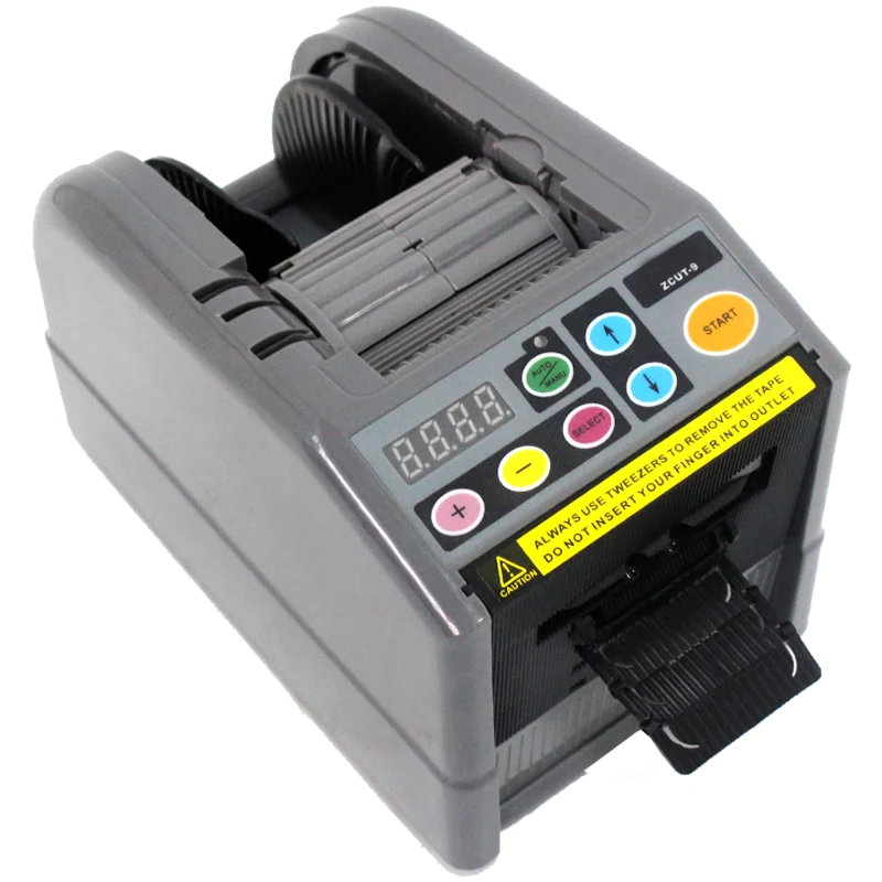 ZCUT-9 Tape Dispenser 220V 6-60mm Width Automatic Tape Cutting Machine Desktop for Office and Packaging