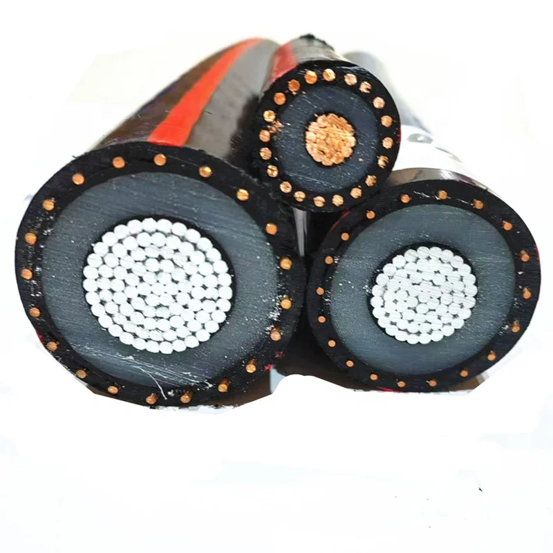 UL CSA 5KV-46KV MV Primary Shielded and Concentric Neutral Power Cable Underground Use 133% 100%  1/0 2/0 awg 250mcm