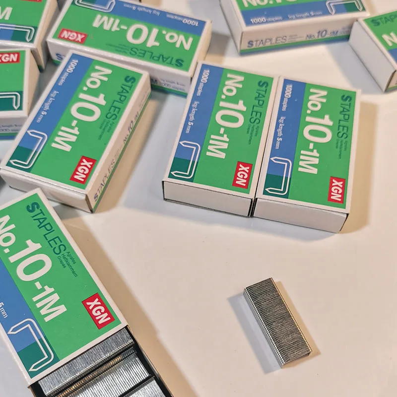 No.10 staples 1000 pieces per box small stapler staples special staples office supplies wholesale stapler pin