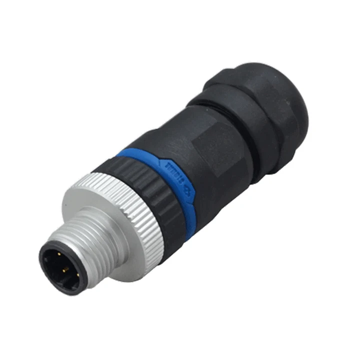M12 connectors male female A B C D Xcoding cable Solder Assembly type 3 4 5 8 12 pin waterproof connector