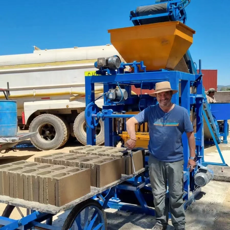 QT4-24 Small Block Making Machine Cement Maquina De